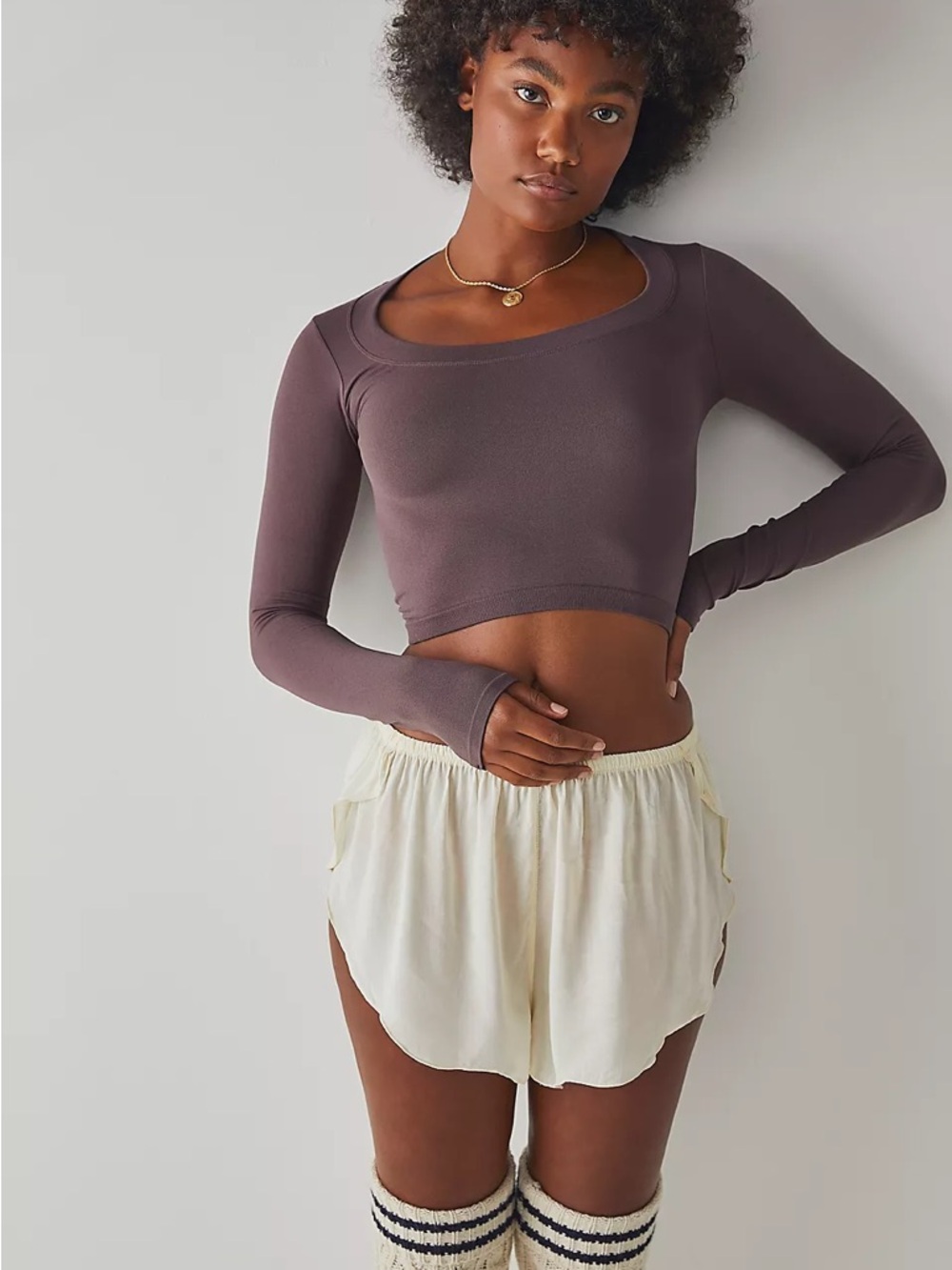Free People Scoop Neck Layering Top